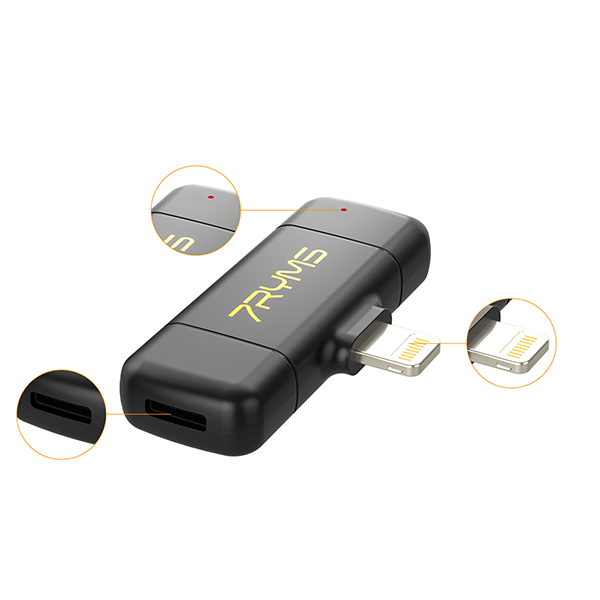 Бездротова мікрофонна радіосистема 7ryms Rimo S1 LN Lightning з двома мікрофонами