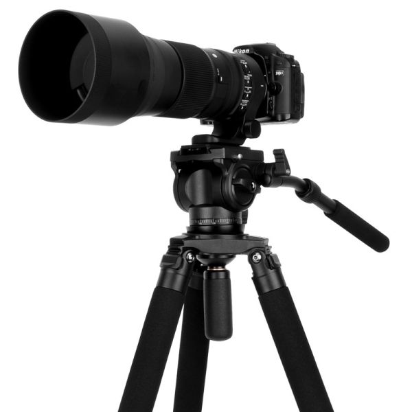 Профессійний штатив QZSD Q680 з головою Q90 висота 192 см