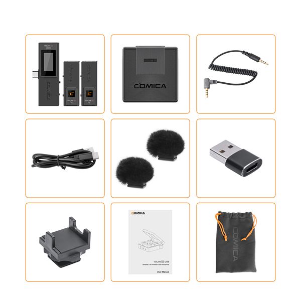 Універсальна радіосистема Comica VDLive 10 USB з двома мікрофонами