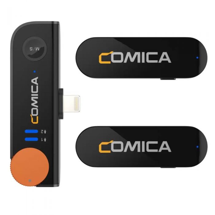 Радіосистема для iPhone Comica Vimo S MI Lightning з двома мікрофонами