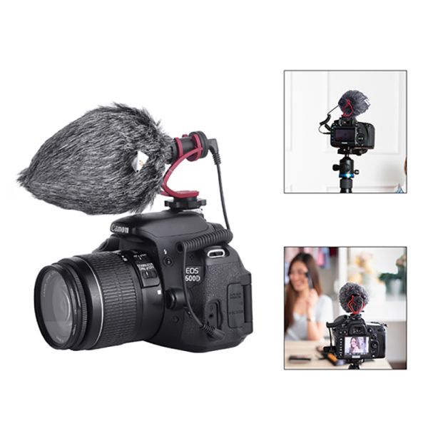 Хутровий вітрозахист для мікрофона Comica CVM-MF3