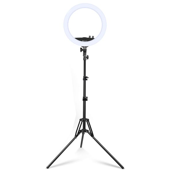 Кольцевой осветитель Mcoplus SY-D240C II 3200-5500K Bi-Color с блоком питания