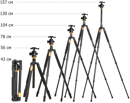 висота штатива Beike QZSD999